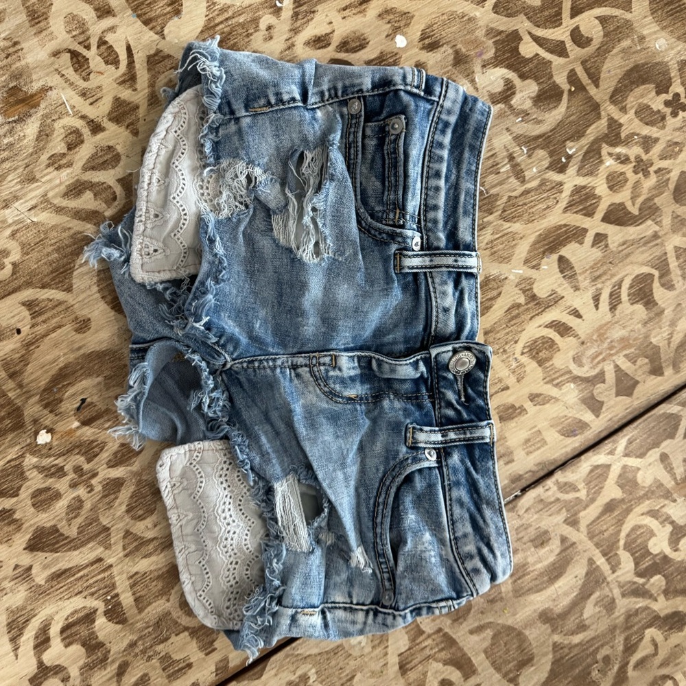 American Eagle Outfitters Blue Denim Shorts